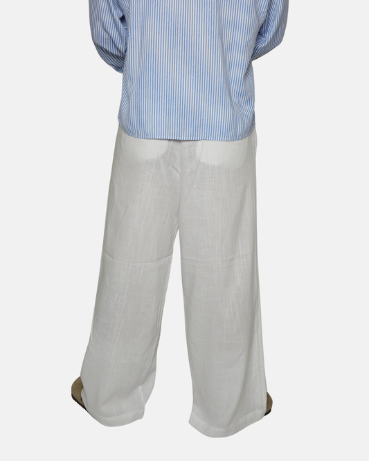 White Linen Pants