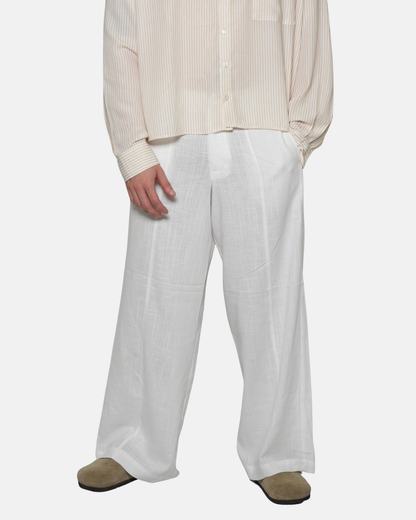 White Linen Pants