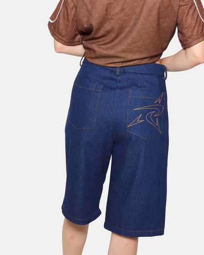 Indigo Jorts
