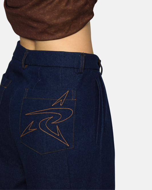 Indigo Jorts