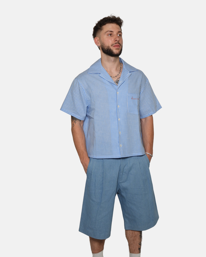Blue Boxy Shirt