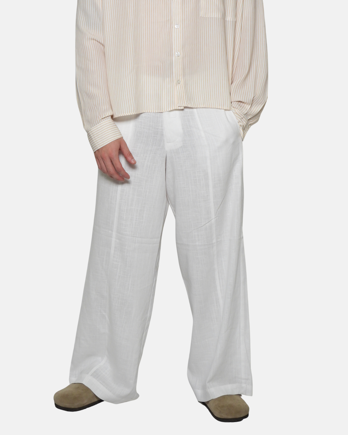 White Linen Pants