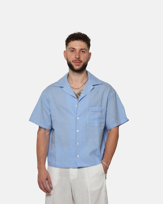 Blue Boxy Shirt