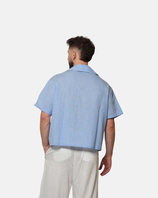 Blue Boxy Shirt