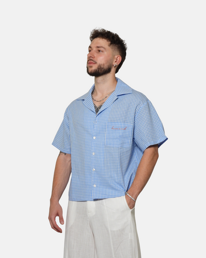 Blue Boxy Shirt