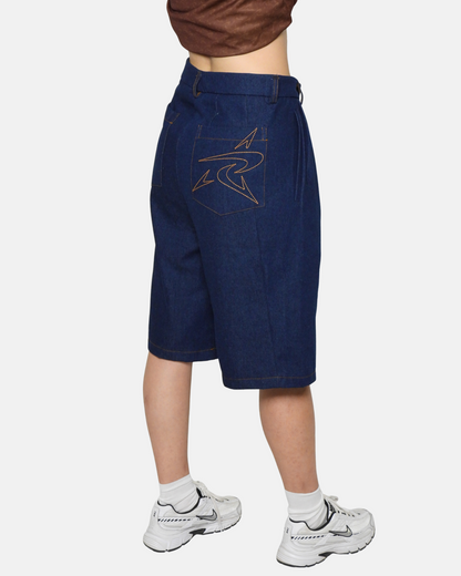 Indigo Jorts