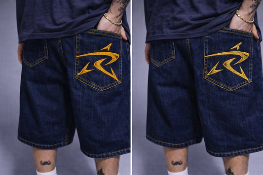 Indigo Jorts